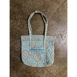 Vera Bradley Totally Turquoise Tote Bag Retired Pattern